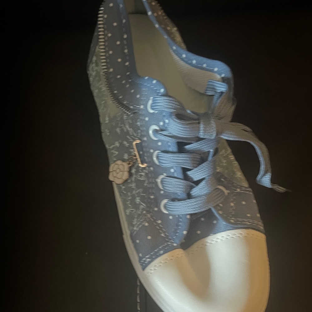 Stylish Blue and White Women's Sneakers